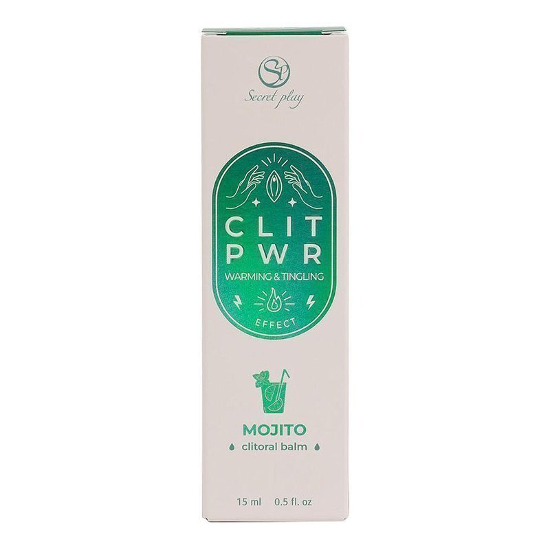 Stimuliuojantis balzamas klitoriui „Clit PWR - Mojito“, 15 ml - Secret Play