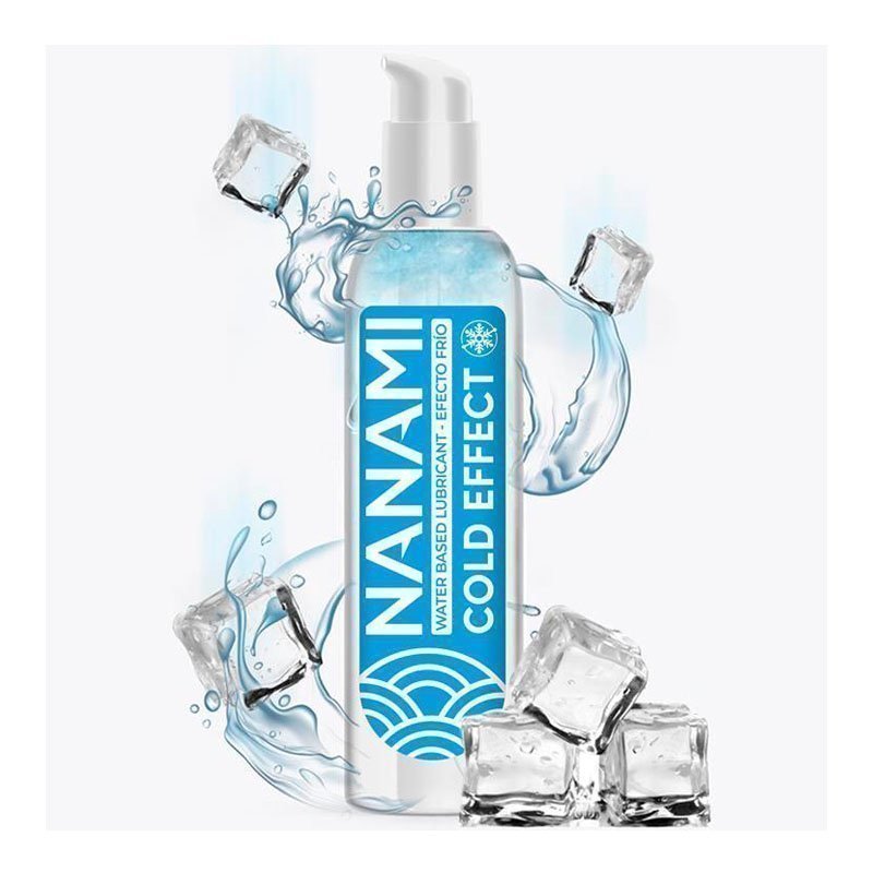 Šaldantis vandens pagrindo lubrikantas „Cold Effect“, 150 ml - Nanami