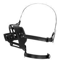 Kaukė su burnos kaiščiu „Xtreme Muzzle with Removable Ball Gag“ - Ouch!