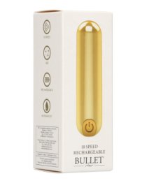 Vibruojanti kulka „10 Speed Rechargeable Bullet“ - Shots Toys