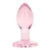 Stiklinis analinis kaištis „Anal Plug Small“ - EasyToys