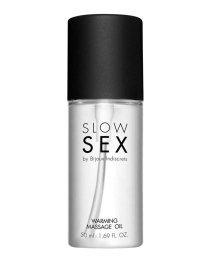 Šildantis masažo aliejus „Slow Sex“, 50 ml - Bijoux Indiscrets