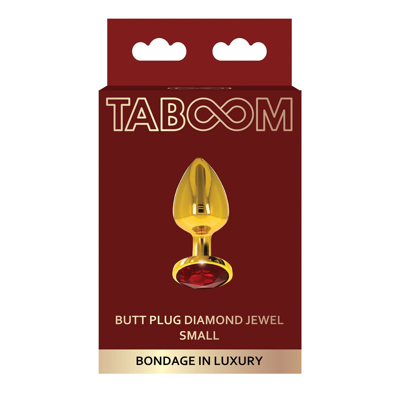 Mažas analinis kaištis „Bondage in Luxury“ - Taboom