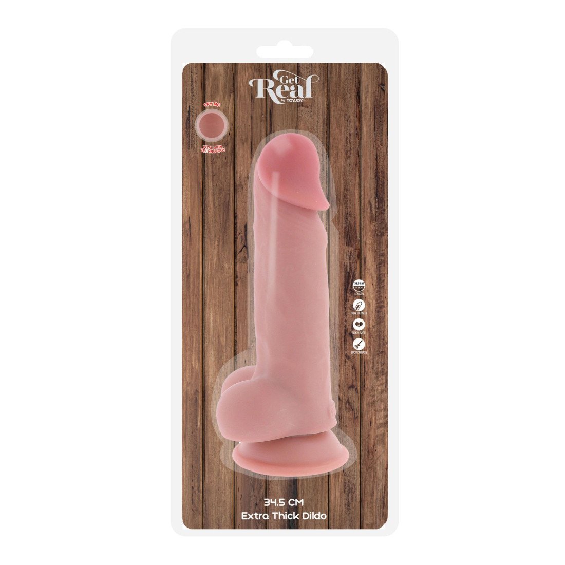 Dildo „Deluxe Dual Density Thick 34.5 cm“ - Get Real