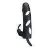 Vibruojanti penio mova „Penis Sleeve with Ball Strap“ - Pretty Love