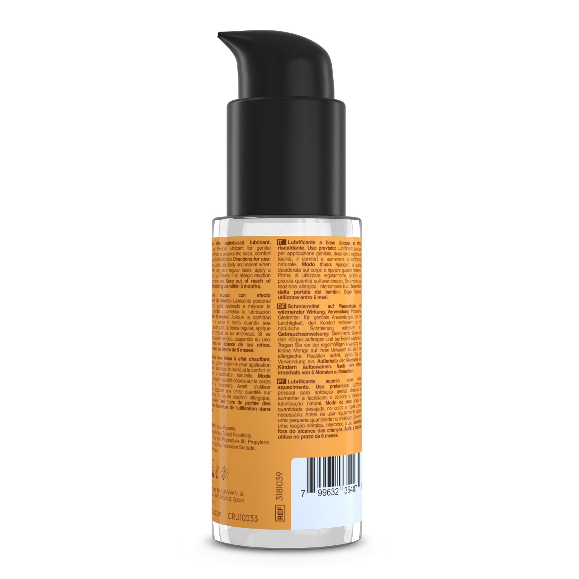 Šildantis vandens pagrindo lubrikantas „Hot Summer Nights“, 50 ml - Crushious