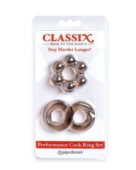 Penio žiedų rinkinys „Performance Cock Ring Set“ - Classix