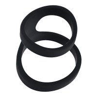 Penio žiedas „2 Loop Silicone Cock Ring“ - Shots Toys