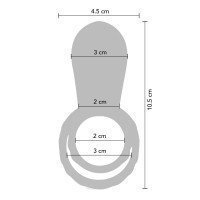 Įkraunamas penio žiedas „Couples Stimulator Ring“ - Xocoon