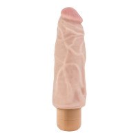 Vibruojantis dildo „Dr. Skin Vibe 9“ - Blush