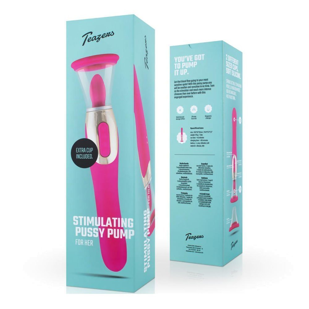 Pompa - vibratorius moterims „Stimulating Pussy Pump“ - Teazers