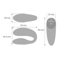 Išmanusis vibratorius poroms „We-Vibe Chorus“ - We-Vibe