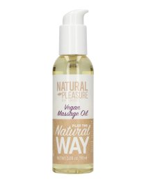 Masažo aliejus „Natural Pleasure Vegan“, 150 ml - Shots Lubes & Liquids