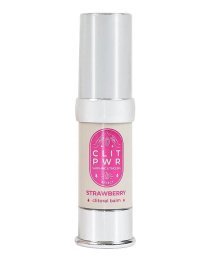 Stimuliuojantis balzamas klitoriui „Clit PWR - Strawberry“, 15 ml - Secret Play