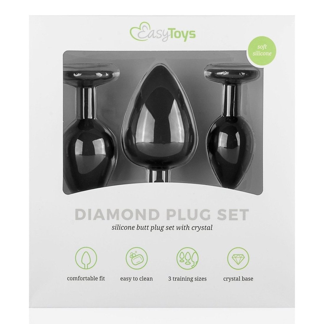 Analinių kaiščių rinkinys „Diamond Plug Set“ - EasyToys