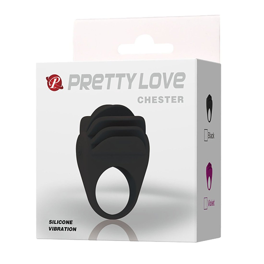 Vibruojantis penio žiedas „Chester“ - Pretty Love