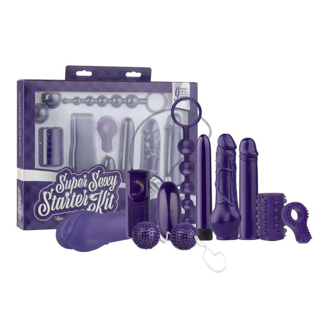 Sekso žaislų rinkinys (pažeista pakuotė) „Super Sexy Starter Kit“ - Loveboxxx