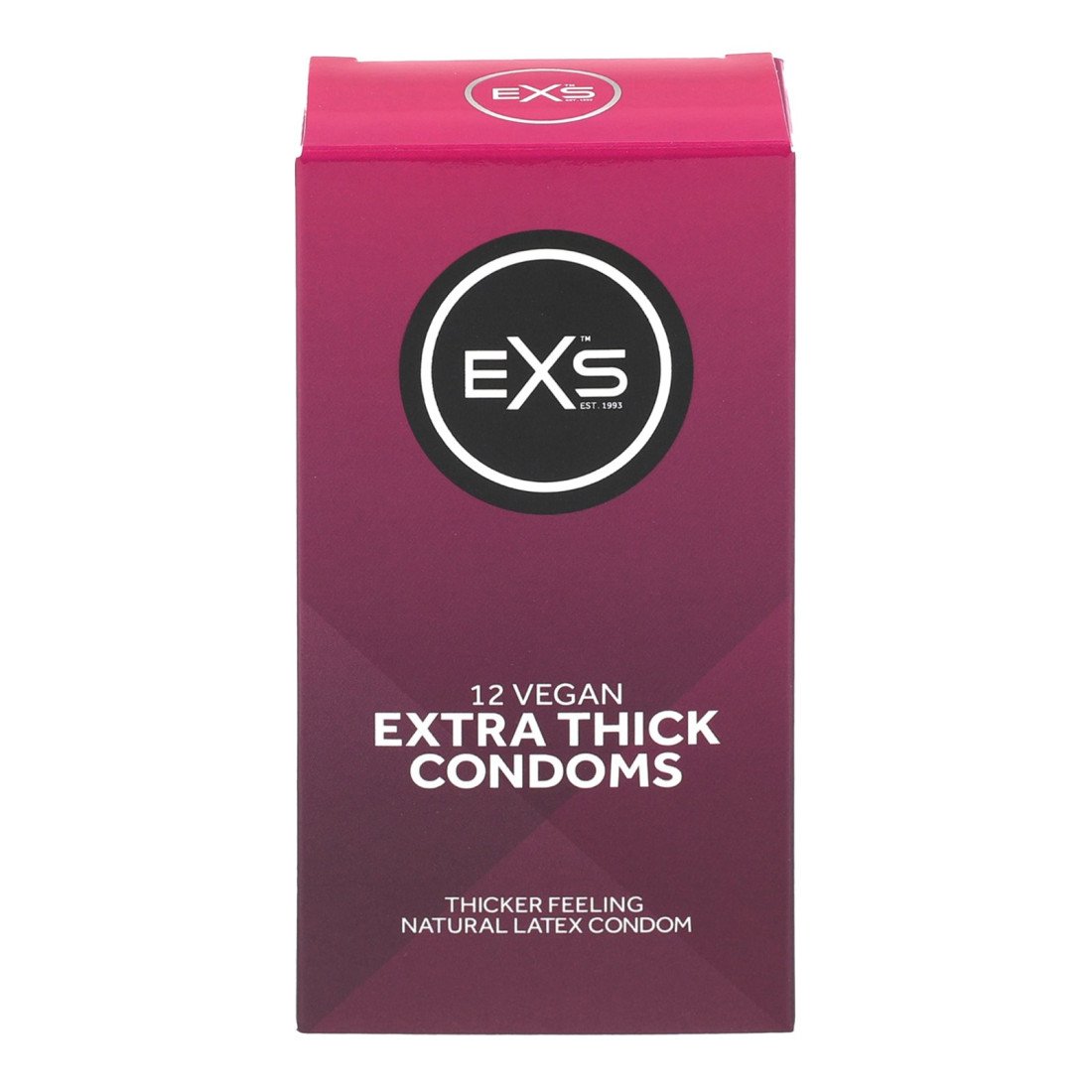 Saugesni prezervatyvai „Extra Thick“, 12 vnt. - EXS Condoms