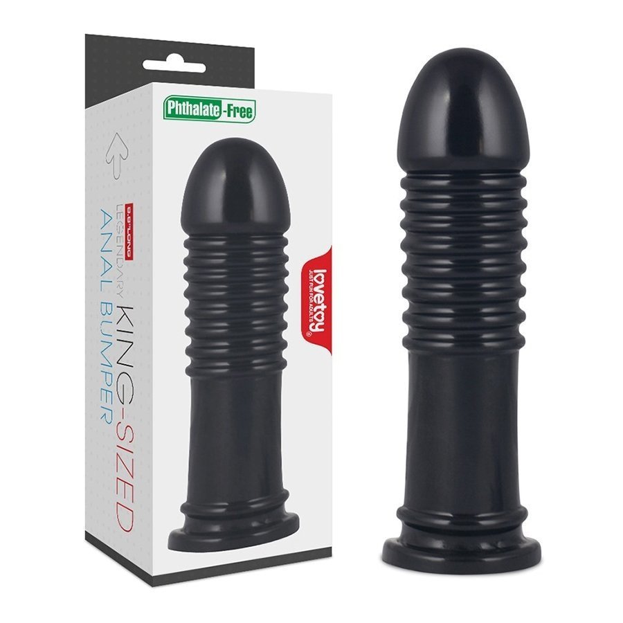 Analinis dildo (pažeista pakuotė) „King Sized Anal Bumper“ - Love Toy