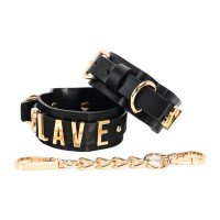 Antrankiai „Slave Handcuff with Golden Chain“ - Latetobed