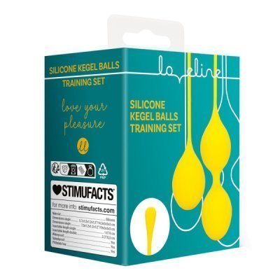Vaginalinių kamuoliukų rinkinys „Silicone Kegel Balls“ - Loveline