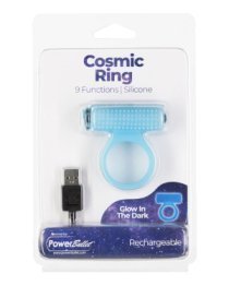 Vibruojantis penio žiedas „Cosmic Ring Glow“ - BMS Factory