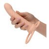 Vibruojantis strap-on dildo „Performance Maxx Rechargeable Ribbed“ - CalExotics