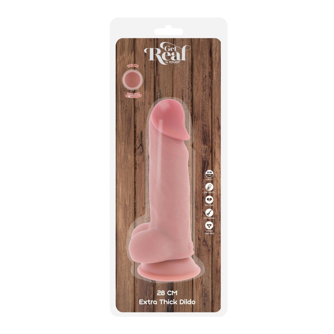 Dildo „Deluxe Dual Density Thick 28 cm“ - Get Real