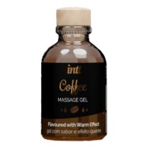 Šildantis masažo gelis „Coffee“, 30 ml - Intt