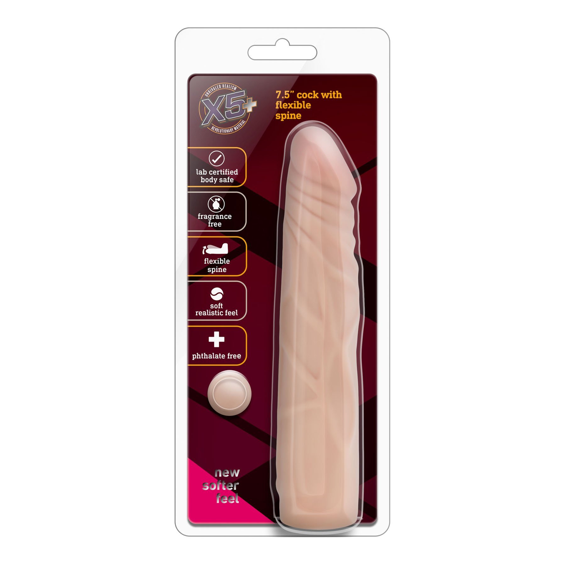 Dildo „X5 Plus Nr. 7,5“ - Blush