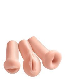 Masturbatorių rinkinys „All 3 Holes“ - Pipedream Extreme