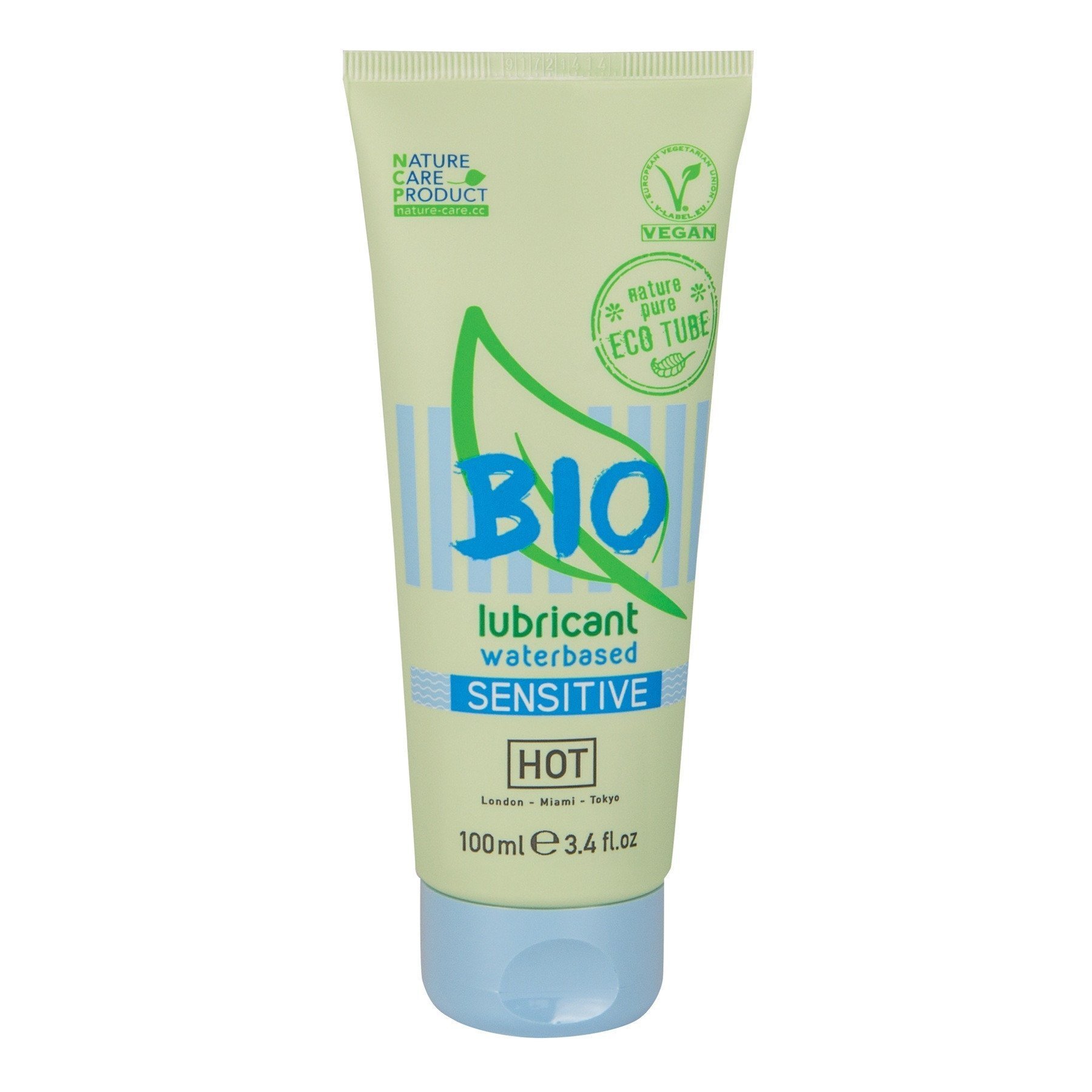 Ekologiškas vandens pagrindo lubrikantas „Bio Sensitive“, 100 ml - Hot