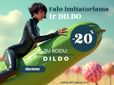 Sekso prekės - Dildo ir falo imitatoriai -20%