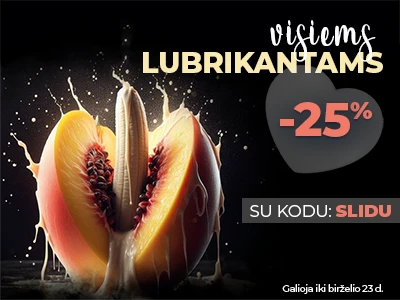 Sekso prekės - Lubrikantai pigiau - Nuolaida -25%