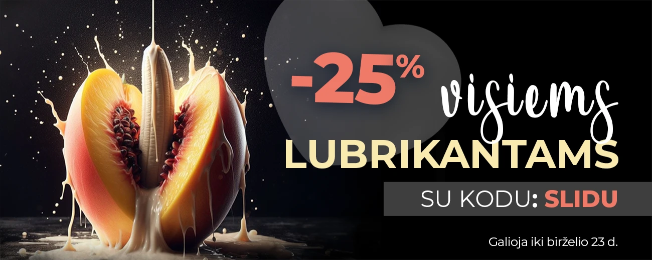 Sekso prekės - Lubrikantai pigiau - Nuolaida -25%