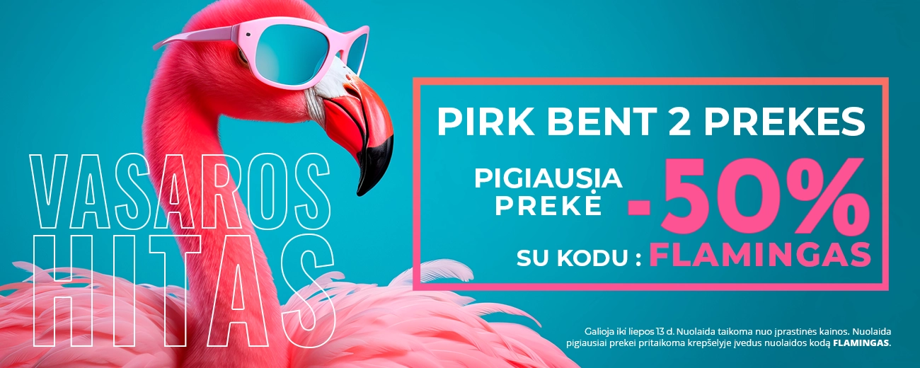 Sekso prekės - Vasaros hitas - Antrai prekei minus 50%