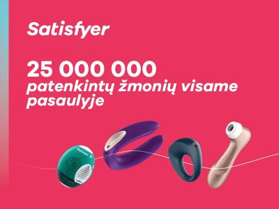Satisfyer - Moterims, vyrams ir poromos