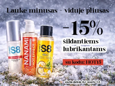 Sekso prekės - šildantys lubrikantai