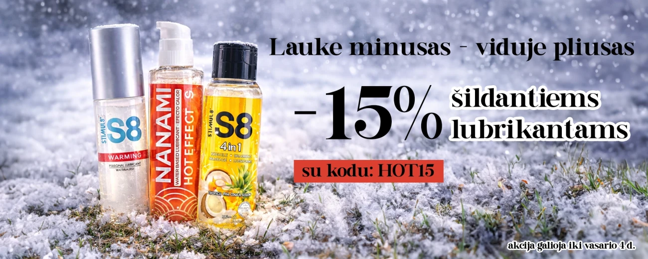 Sekso prekės - šildantys lubrikantai